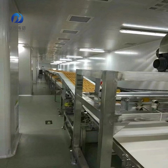 白色PVC輸送帶運輸面包中 白色PVC輸送帶運輸面包中