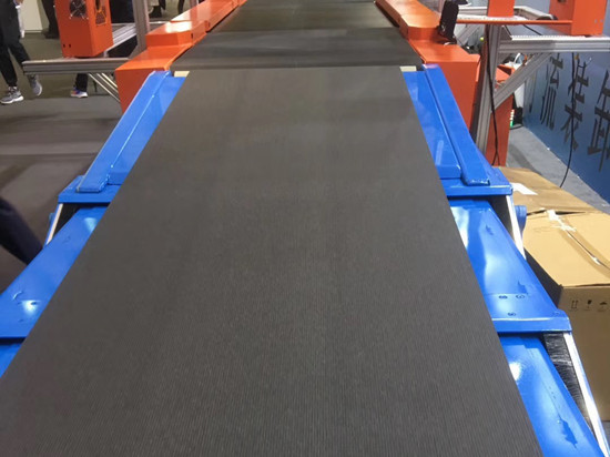 黑色雙面PVK機場物流輸送帶 黑色雙面PVK機場物流輸送帶