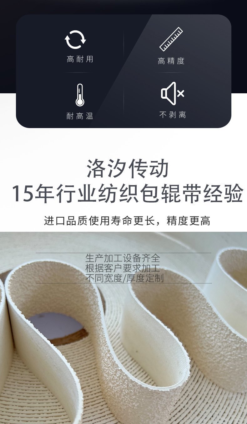 防滑橡膠包輥帶 防滑橡膠包輥帶