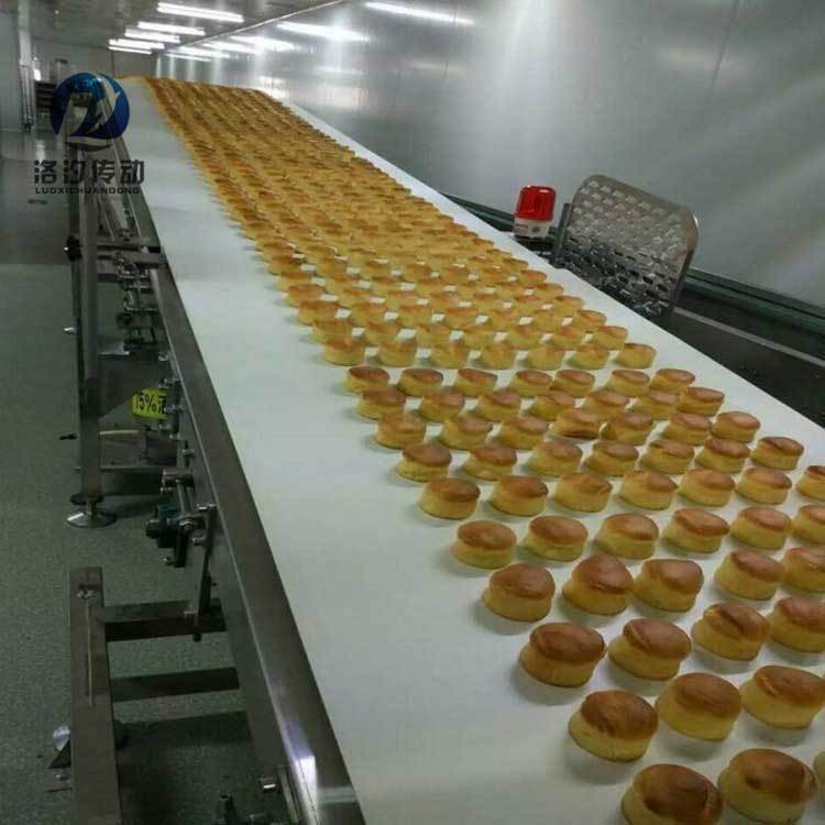 白色PVC輸送帶輸送面包 白色PVC輸送帶輸送面包