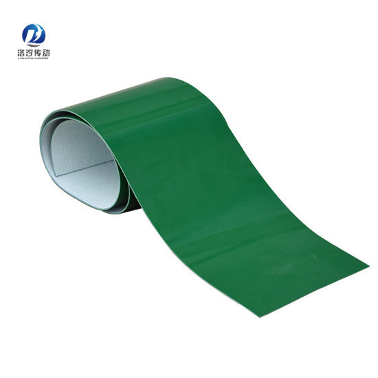 綠色PVC輸送帶裁邊整齊無毛邊