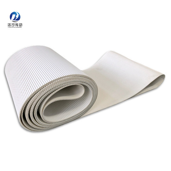 白色PVC搓衣板紋輸送帶食品行業專用 白色PVC搓衣板紋輸送帶食品行業專用