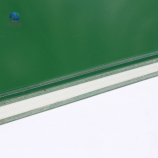 綠色光面輸送帶細節展示 綠色光面輸送帶細節展示