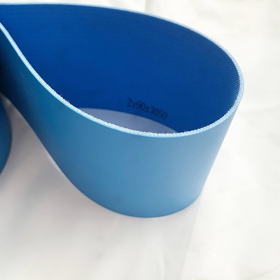 2.0藍色PU輸送帶細節(jié)厚度展示 2.0藍色PU輸送帶細節(jié)厚度展示