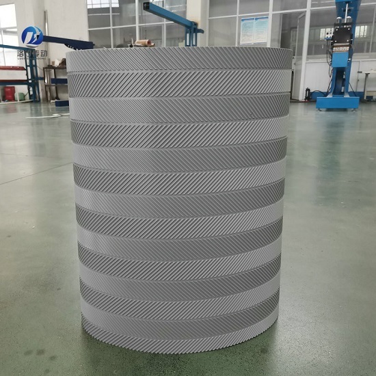 5.0灰色魚骨紋PVC輸送帶成品 5.0灰色魚骨紋PVC輸送帶成品