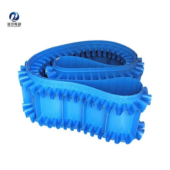 藍色裙邊擋板輸送帶優質品質 藍色裙邊擋板輸送帶優質品質