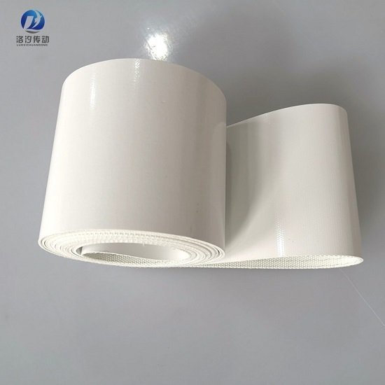 3.0mm厚白色平面PVC輸送帶 3.0mm厚白色平面PVC輸送帶