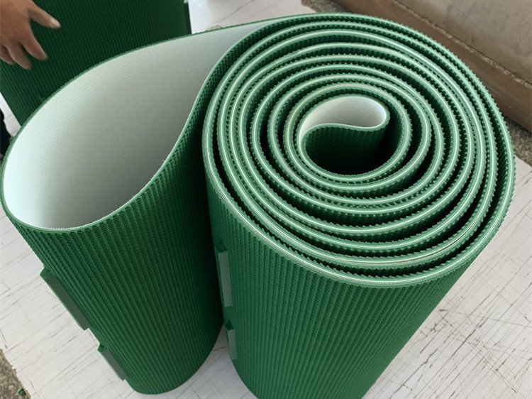 PVC草紋加擋板提升帶