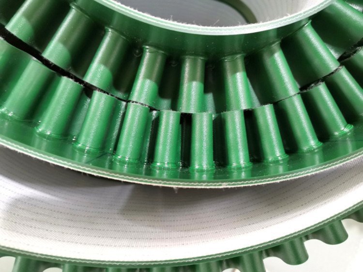 綠色擋邊輸送帶定制 綠色擋邊輸送帶定制