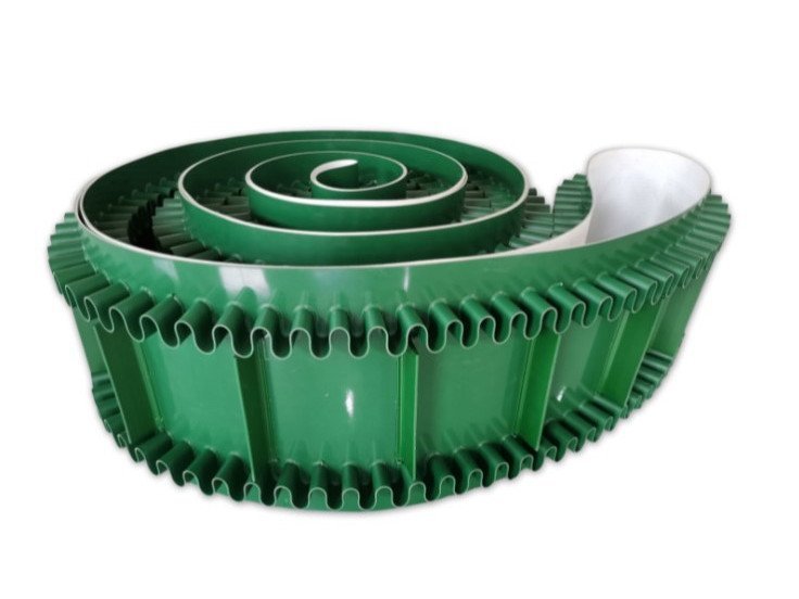 綠色擋邊裙邊輸送帶 綠色擋邊裙邊輸送帶