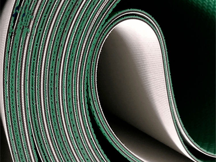 工字紋輸送帶二布二膠結構