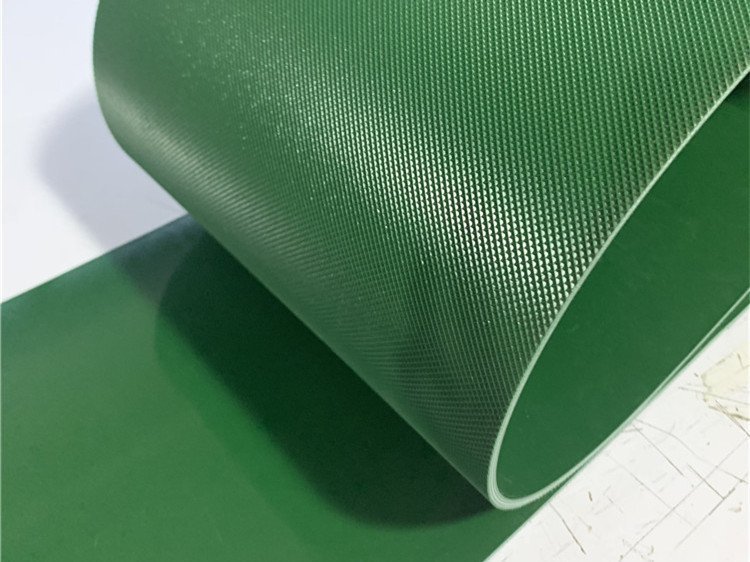 綠色雙面鉆石紋輸送帶圖片